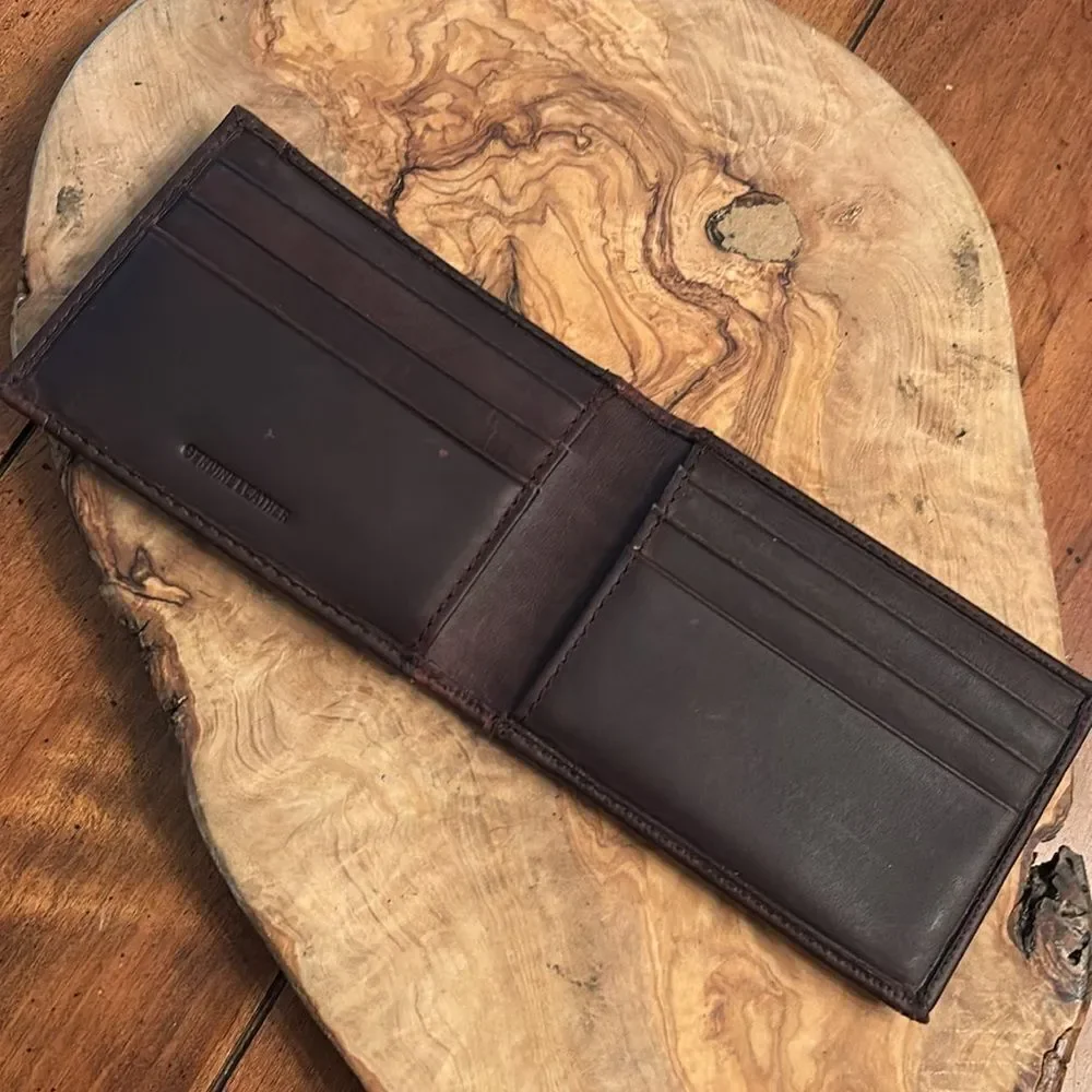 Carhartt - Men's Oil Tan Leather Front Pocket Leather Wallet
